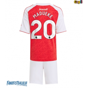Arsenal Noni Madueke #20 Echipament de Fotbal Replică 2025-26 Copii Acasa (+ Șorturi)